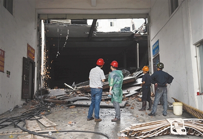 浙江温岭鞋厂坍塌变乱已致12人殒命