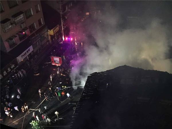 贵州湄潭永兴镇产生一路火警变乱