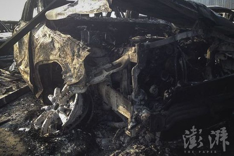 组图：天津滨海新区爆炸现场