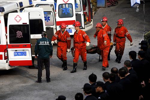 山西贺西煤矿变乱共致5人遇难 现场抢险接济实现