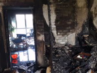 居民家中突发大火钢筋都烧出来了！！！