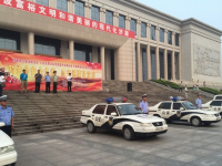 文化城西广场进行预防夏季车辆自燃演习活动